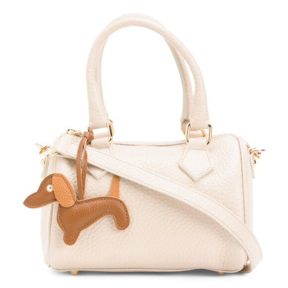 Divina Firenze Handbags - DIVINA FIRENZE Made In Italy Leather Booling Crossbody